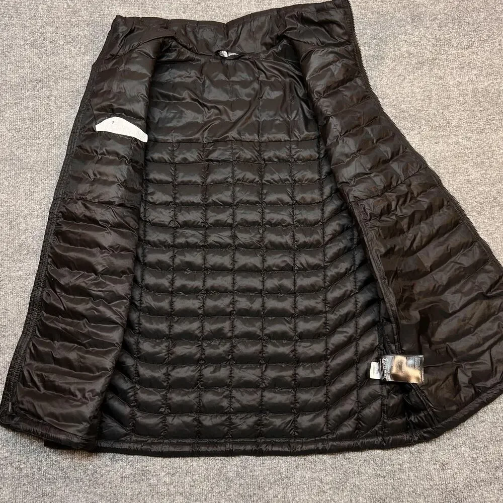 The North Face Vest Mens Large Black ThermoBall Quilted Full Zip AdventHealth